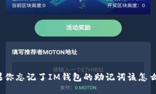如果你忘记了IM钱包的助记词该怎么办？
