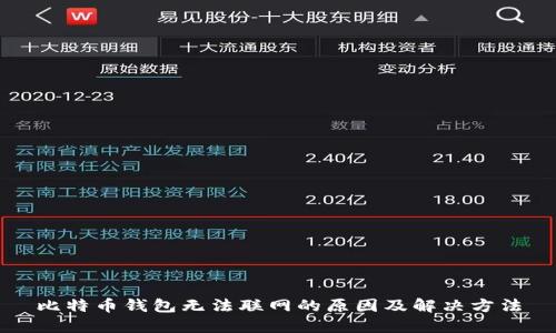 比特币钱包无法联网的原因及解决方法